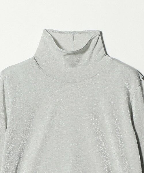 UNITED ARROWS / ユナイテッドアローズ カットソー | ラメ テンジク タートルネック カットソー ‐ウォッシャブル‐ | 詳細6