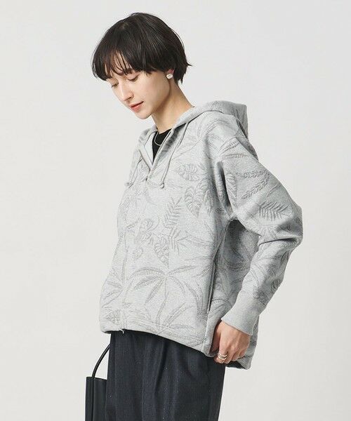 UNITED ARROWS / ユナイテッドアローズ パーカー | リーヴス ジャガード スウェット ラメ パーカー | 詳細1