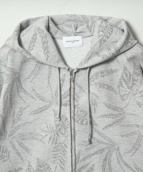 UNITED ARROWS / ユナイテッドアローズ パーカー | リーヴス ジャガード スウェット ラメ パーカー | 詳細11