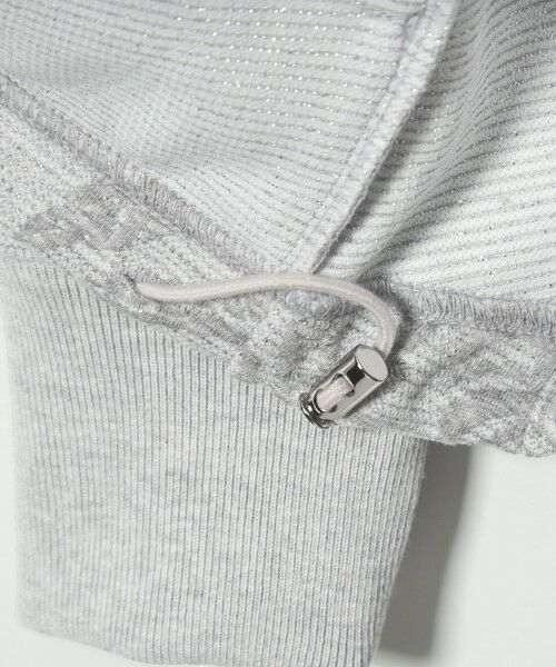 UNITED ARROWS / ユナイテッドアローズ パーカー | リーヴス ジャガード スウェット ラメ パーカー | 詳細16