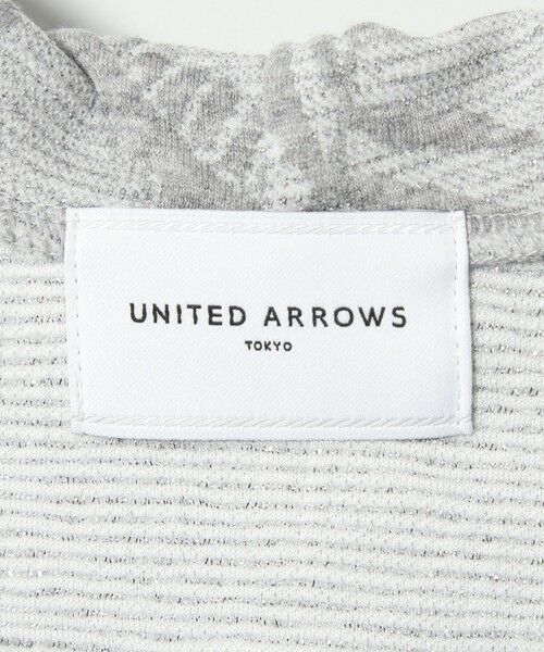 UNITED ARROWS / ユナイテッドアローズ パーカー | リーヴス ジャガード スウェット ラメ パーカー | 詳細19