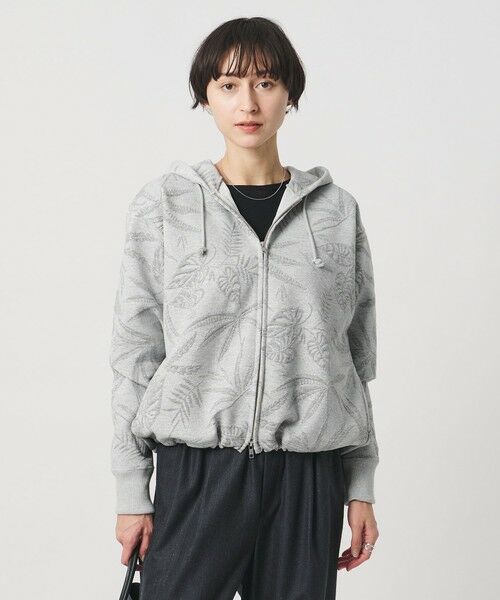 UNITED ARROWS / ユナイテッドアローズ パーカー | リーヴス ジャガード スウェット ラメ パーカー | 詳細2