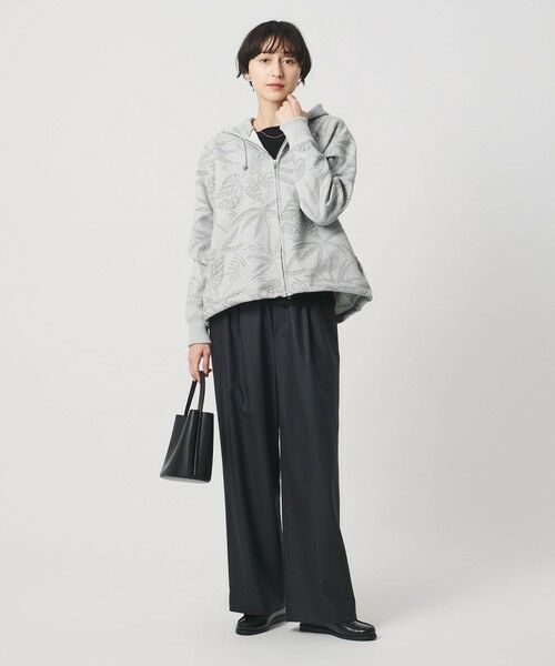 UNITED ARROWS / ユナイテッドアローズ パーカー | リーヴス ジャガード スウェット ラメ パーカー | 詳細4