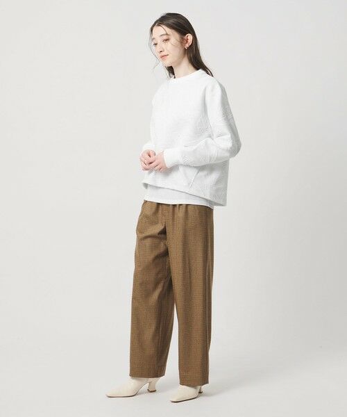 UNITED ARROWS / ユナイテッドアローズ スウェット | リーヴス ジャガード ラメ スウェット | 詳細2