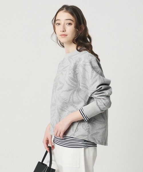 UNITED ARROWS / ユナイテッドアローズ スウェット | リーヴス ジャガード ラメ スウェット | 詳細7