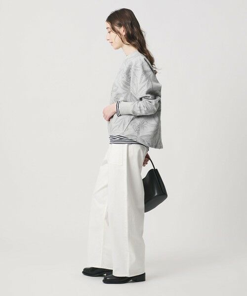 UNITED ARROWS / ユナイテッドアローズ スウェット | リーヴス ジャガード ラメ スウェット | 詳細9