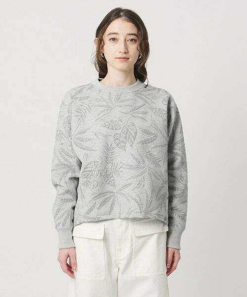 UNITED ARROWS / ユナイテッドアローズ スウェット | リーヴス ジャガード ラメ スウェット | 詳細11