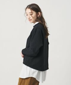 UNITED ARROWS / ユナイテッドアローズ スウェット | リーヴズ ジャガード スウェット