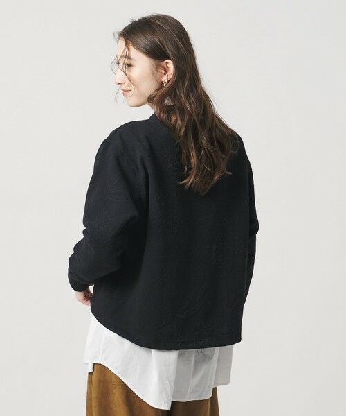 UNITED ARROWS / ユナイテッドアローズ スウェット | リーヴズ ジャガード スウェット | 詳細2