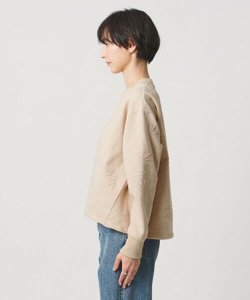 UNITED ARROWS / ユナイテッドアローズ スウェット | リーヴズ ジャガード スウェット | 詳細14