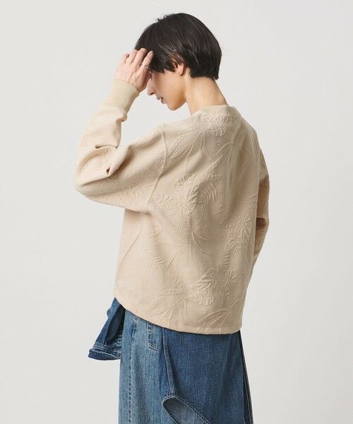 UNITED ARROWS / ユナイテッドアローズ スウェット | リーヴズ ジャガード スウェット | 詳細10