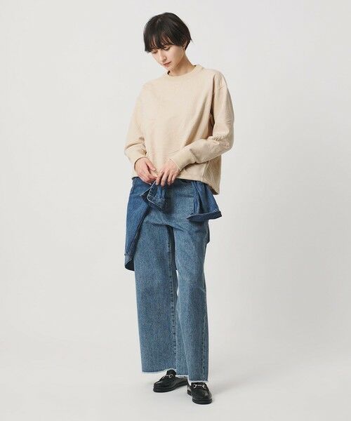 UNITED ARROWS / ユナイテッドアローズ スウェット | リーヴズ ジャガード スウェット | 詳細11