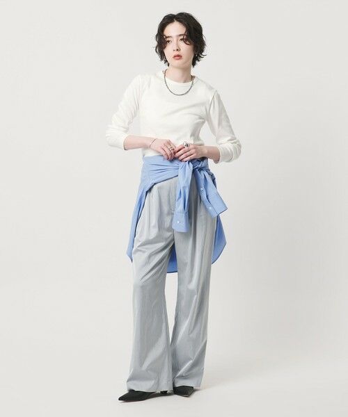 UNITED ARROWS / ユナイテッドアローズ カットソー | コットン フライス ロング カットソー | 詳細2