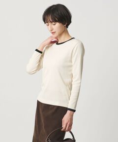 UNITED ARROWS / ユナイテッドアローズ カットソー | リブ バイカラー パイピング カットソー