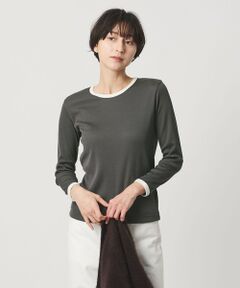 UNITED ARROWS / ユナイテッドアローズ カットソー | リブ バイカラー パイピング カットソー