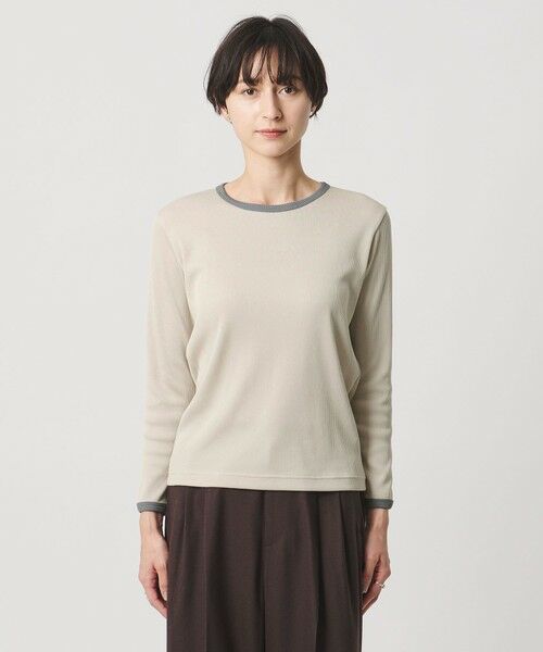 UNITED ARROWS / ユナイテッドアローズ カットソー | リブ バイカラー パイピング カットソー | 詳細17