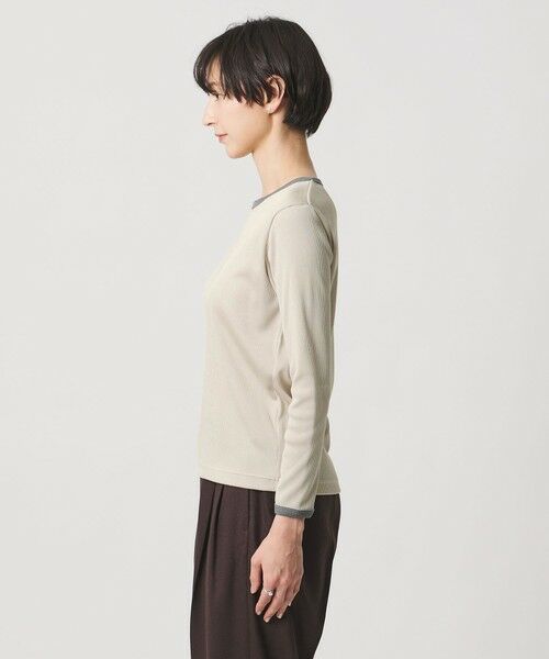 UNITED ARROWS / ユナイテッドアローズ カットソー | リブ バイカラー パイピング カットソー | 詳細18
