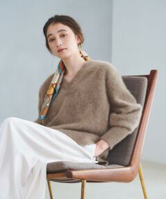 UNITED ARROWS / ユナイテッドアローズ ニット・セーター | フォックスカシミヤ Vネック ニット