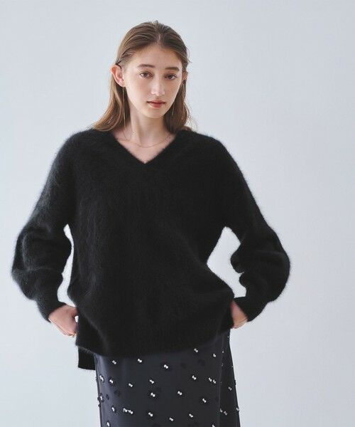 UNITED ARROWS / ユナイテッドアローズ ニット・セーター | フォックスカシミヤ Vネック ニット | 詳細1