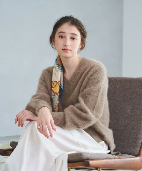 UNITED ARROWS / ユナイテッドアローズ ニット・セーター | フォックスカシミヤ Vネック ニット | 詳細9