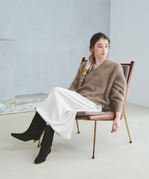 UNITED ARROWS / ユナイテッドアローズ ニット・セーター | フォックスカシミヤ Vネック ニット | 詳細10