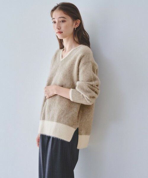 UNITED ARROWS / ユナイテッドアローズ ニット・セーター | フォックスカシミヤ Vネック ニット | 詳細16