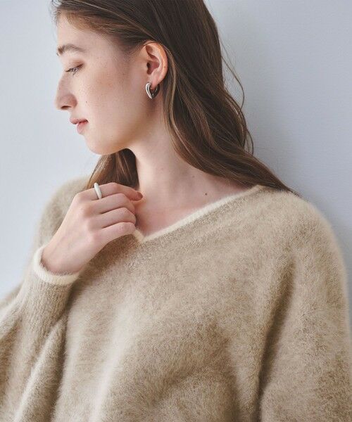 UNITED ARROWS / ユナイテッドアローズ ニット・セーター | フォックスカシミヤ Vネック ニット | 詳細17