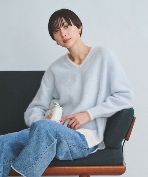 UNITED ARROWS / ユナイテッドアローズ ニット・セーター | フォックスカシミヤ Vネック ニット | 詳細21