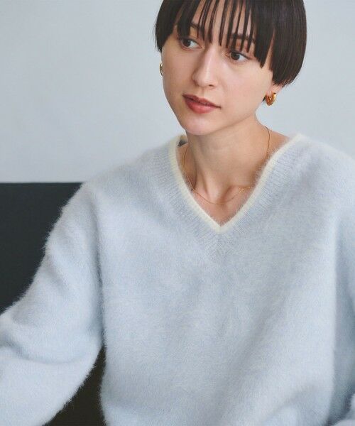 UNITED ARROWS / ユナイテッドアローズ ニット・セーター | フォックスカシミヤ Vネック ニット | 詳細23