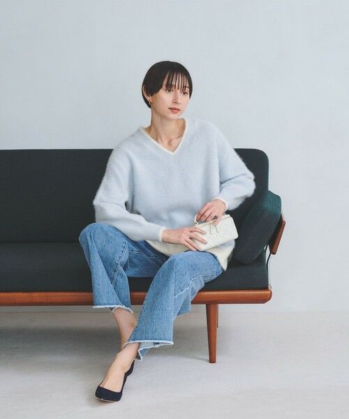 UNITED ARROWS / ユナイテッドアローズ ニット・セーター | フォックスカシミヤ Vネック ニット | 詳細24