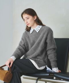 UNITED ARROWS / ユナイテッドアローズ ニット・セーター | フォックスカシミヤ クルーネック ニット