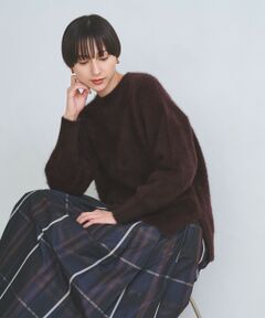 UNITED ARROWS / ユナイテッドアローズ ニット・セーター | フォックスカシミヤ クルーネック ニット