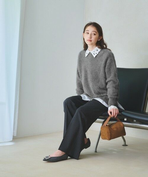 UNITED ARROWS / ユナイテッドアローズ ニット・セーター | フォックスカシミヤ クルーネック ニット | 詳細3