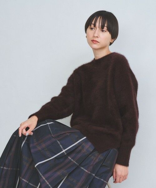 UNITED ARROWS / ユナイテッドアローズ ニット・セーター | フォックスカシミヤ クルーネック ニット | 詳細8