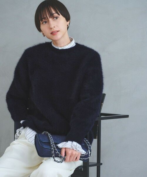 UNITED ARROWS / ユナイテッドアローズ ニット・セーター | フォックスカシミヤ クルーネック ニット | 詳細18