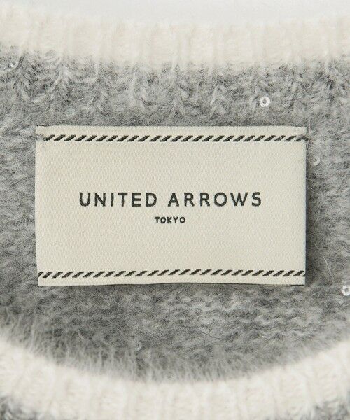 UNITED ARROWS / ユナイテッドアローズ ニット・セーター | フォックスカシミヤ スパンコール クルーネックニット | 詳細11