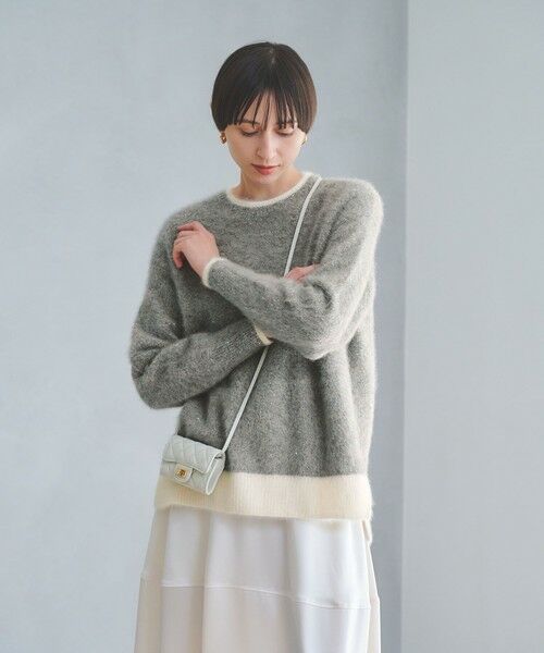 UNITED ARROWS / ユナイテッドアローズ ニット・セーター | フォックスカシミヤ スパンコール クルーネックニット | 詳細2