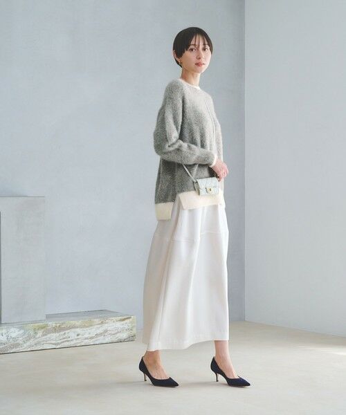 UNITED ARROWS / ユナイテッドアローズ ニット・セーター | フォックスカシミヤ スパンコール クルーネックニット | 詳細3