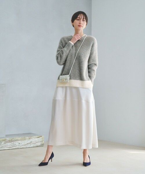 UNITED ARROWS / ユナイテッドアローズ ニット・セーター | フォックスカシミヤ スパンコール クルーネックニット | 詳細4