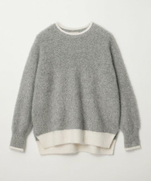 UNITED ARROWS / ユナイテッドアローズ ニット・セーター | フォックスカシミヤ スパンコール クルーネックニット | 詳細5