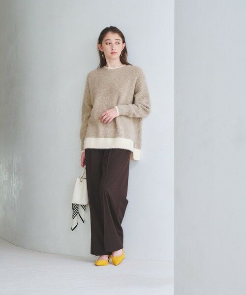 UNITED ARROWS / ユナイテッドアローズ ニット・セーター | フォックスカシミヤ スパンコール クルーネックニット | 詳細15