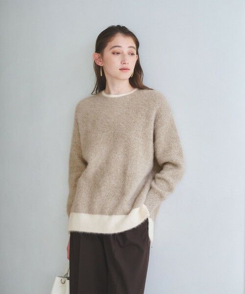 UNITED ARROWS/ユナイテッドアローズ フォックスカシミヤ スパンコール クルーネックニット その他2 FREE