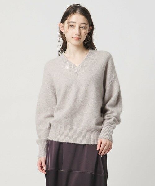 UNITED ARROWS / ユナイテッドアローズ ニット・セーター | フォックス ウール ラメ Vネック ニット | 詳細8