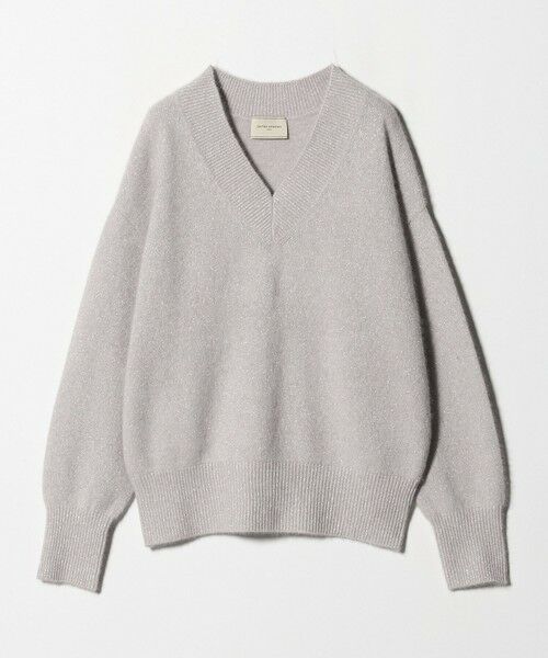 UNITED ARROWS / ユナイテッドアローズ ニット・セーター | フォックス ウール ラメ Vネック ニット | 詳細14