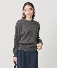 UNITED ARROWS / ユナイテッドアローズ ニット・セーター | フォックス ウール ラメ クルーネック ニット