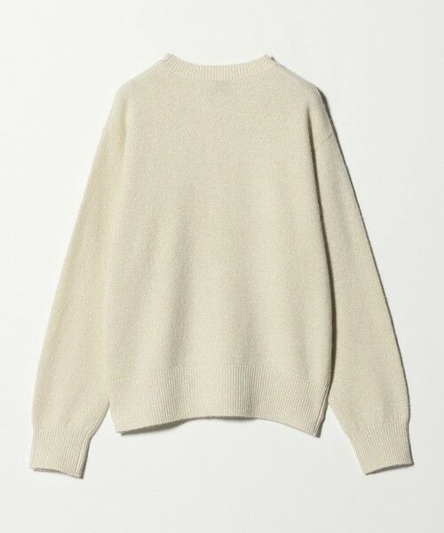UNITED ARROWS / ユナイテッドアローズ ニット・セーター | フォックス ウール ラメ クルーネック ニット | 詳細4