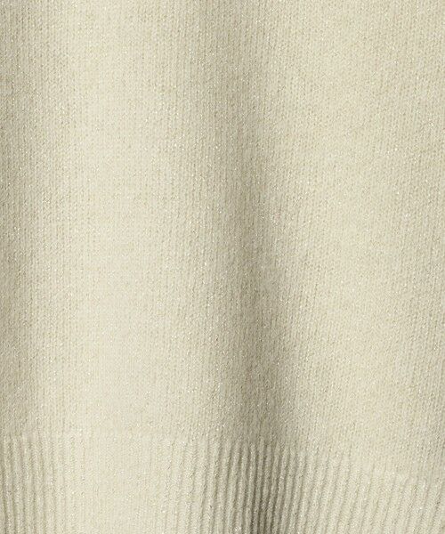 UNITED ARROWS / ユナイテッドアローズ ニット・セーター | フォックス ウール ラメ クルーネック ニット | 詳細6