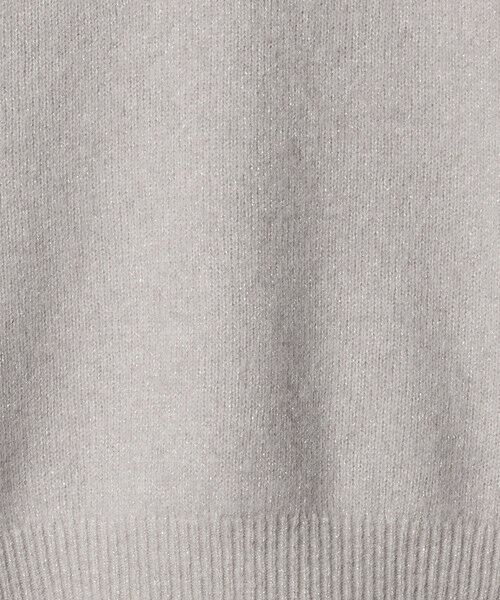 UNITED ARROWS / ユナイテッドアローズ ニット・セーター | フォックス ウール ラメ クルーネック ニット | 詳細12