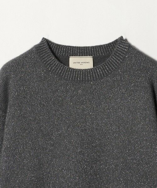 UNITED ARROWS / ユナイテッドアローズ ニット・セーター | フォックス ウール ラメ クルーネック ニット | 詳細20