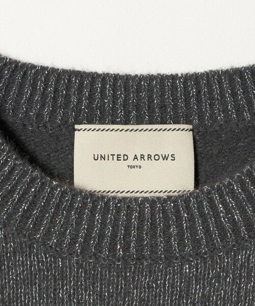 UNITED ARROWS / ユナイテッドアローズ ニット・セーター | フォックス ウール ラメ クルーネック ニット | 詳細24